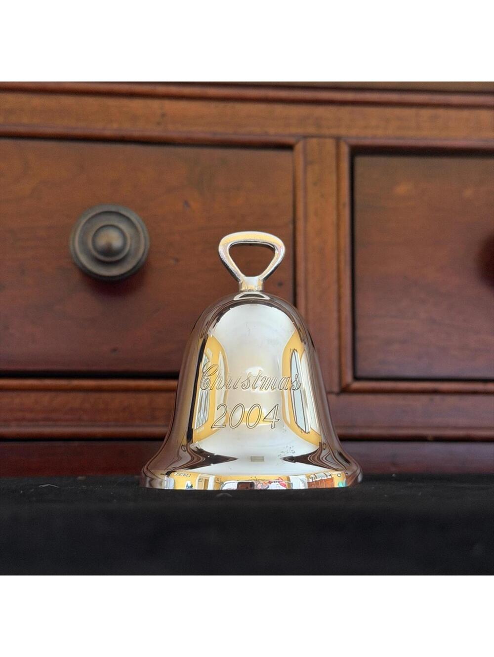 Reed & Barton collectible silver bell ornament 2004